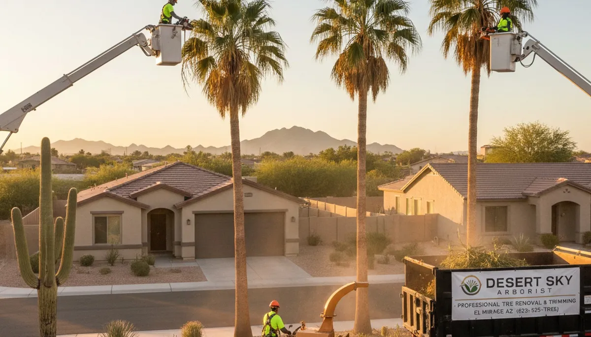 Professional tree removal service in Phoenix AZ by certified arborists