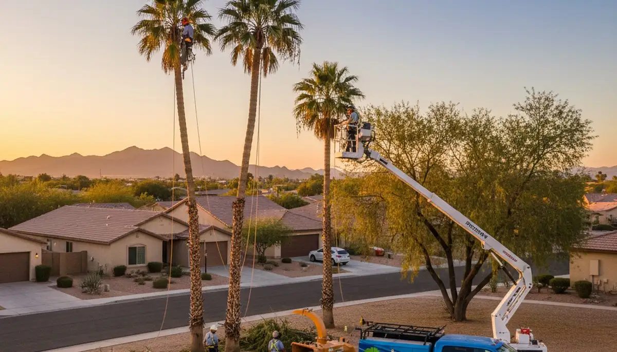 Professional tree removal service in Phoenix AZ by certified arborists