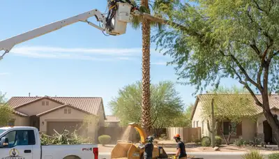 Professional tree removal service in Phoenix AZ by certified arborists