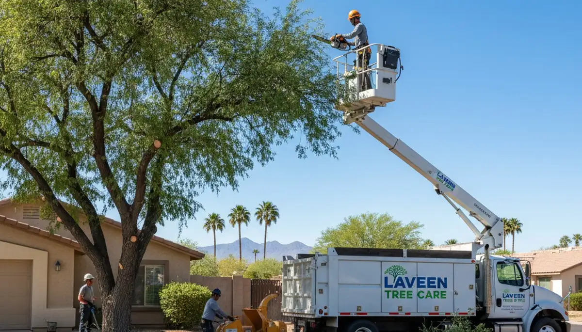 Professional tree removal service in Phoenix AZ by certified arborists at treeservicesinphoenix.com