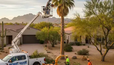 Professional tree removal service in Phoenix AZ by certified arborists