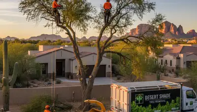 Professional tree removal service in Phoenix AZ by certified arborists