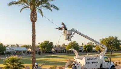 Professional tree removal service in Phoenix AZ by certified arborists
