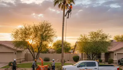 Professional tree removal experts serving residential properties in Phoenix, AZ