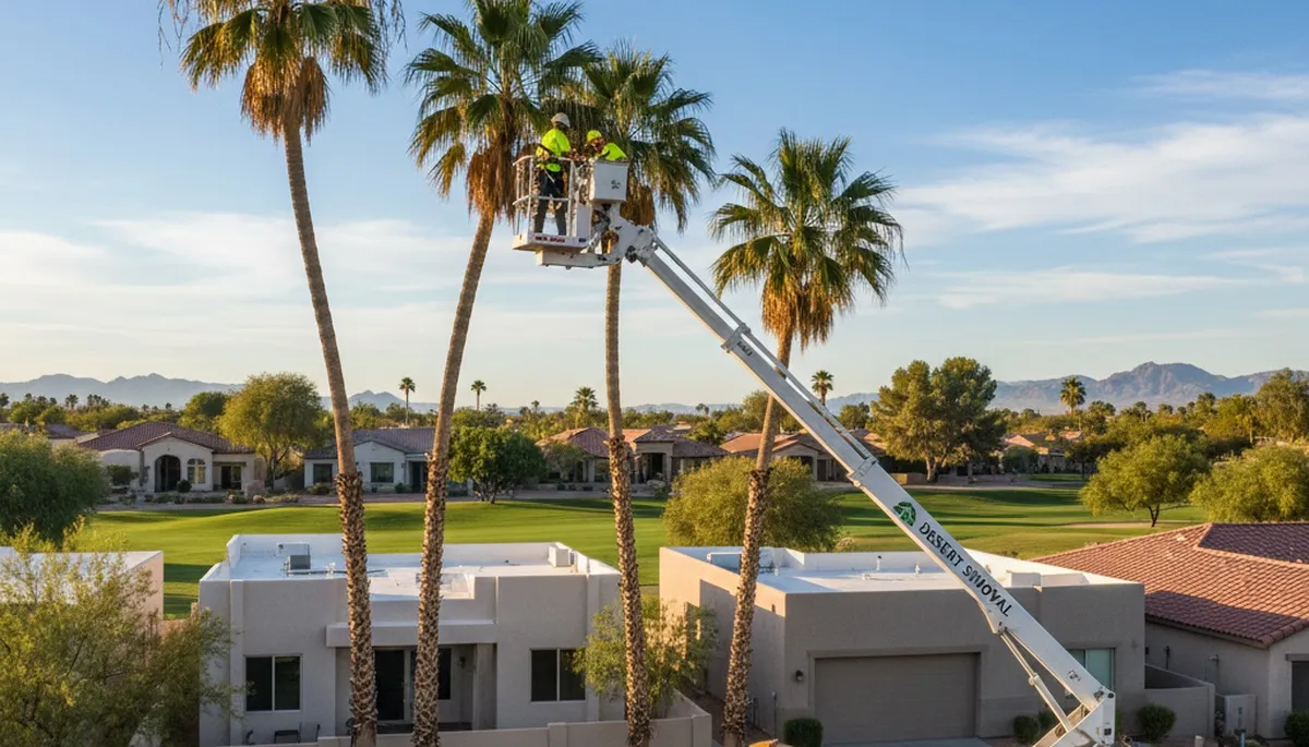Professional tree removal service in Phoenix AZ by local certified arborists