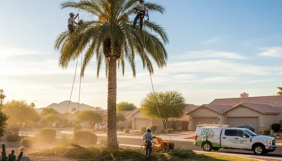 Professional tree removal service in Phoenix AZ by certified arborists at treeservicesinphoenix.com