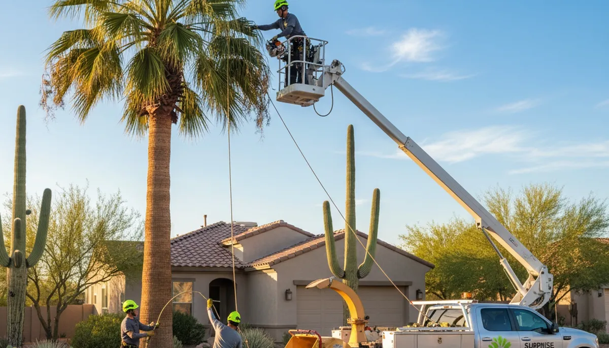 Professional tree removal service in Phoenix AZ by certified arborists
