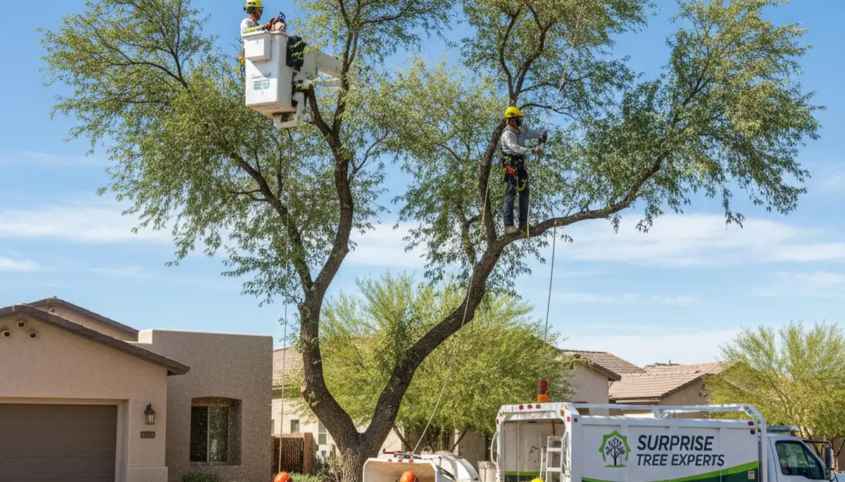 Professional tree removal service in Phoenix AZ by certified arborists