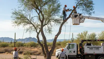 Professional tree removal service in Phoenix, AZ by certified arborists