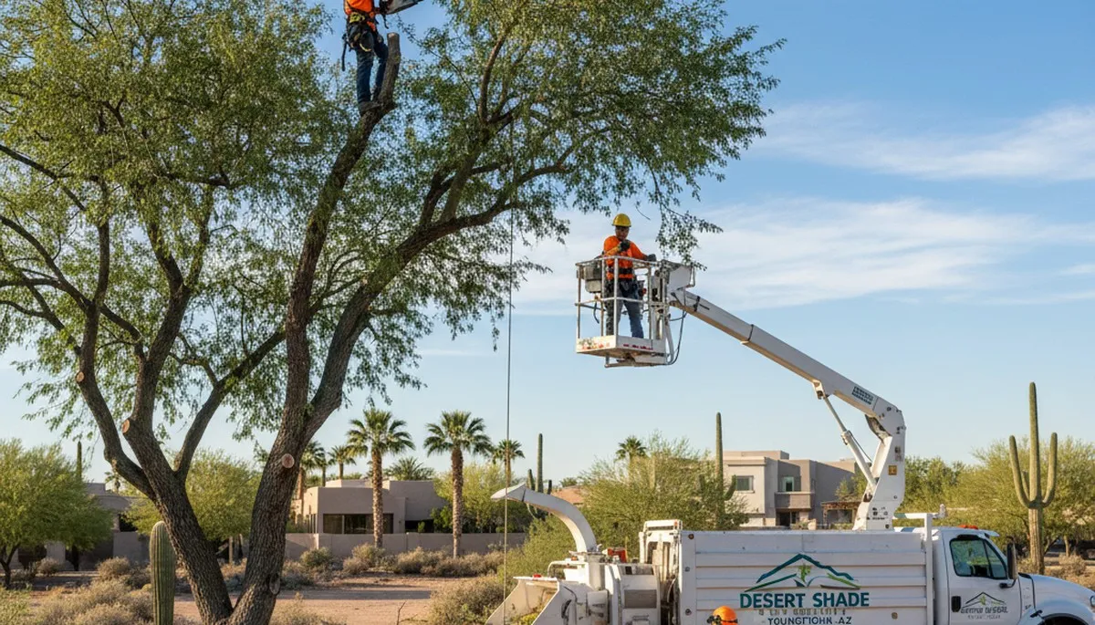 Professional tree removal service in Phoenix AZ by certified arborists