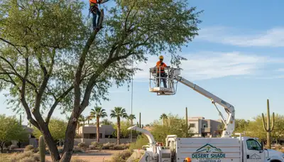 Professional tree removal service in Phoenix AZ by certified arborists